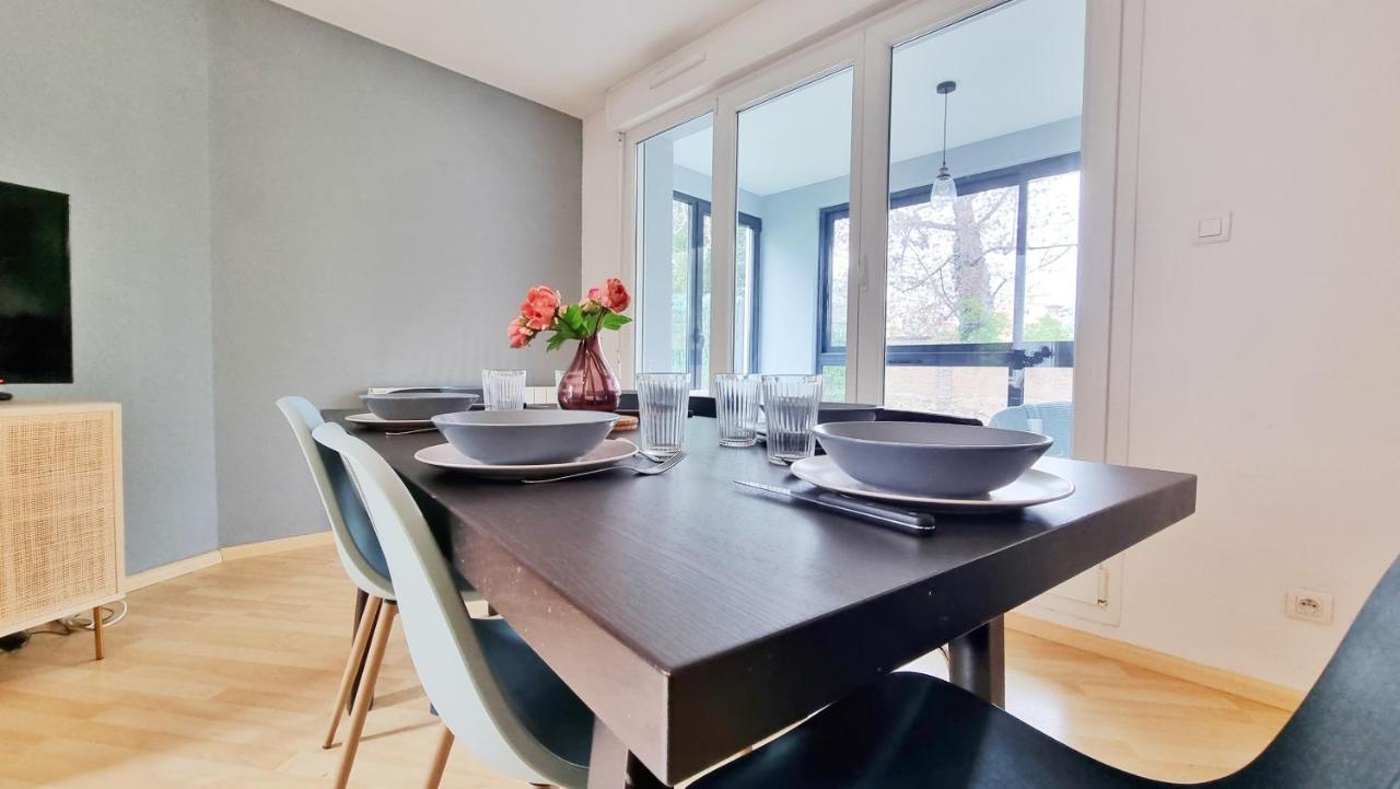 Chez Margot & Fawaz - Parking - 3 Chambres - Jardin - Relax Bnb 콜마 외부 사진